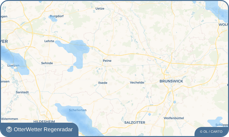 OtterWetter Regenradar-Widget Dungelbeck