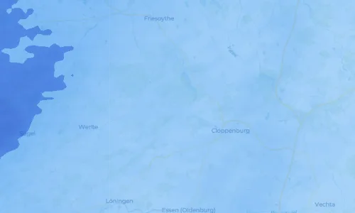 Regenradar Vorschaubild - Aktuelle Niederschläge in Dwergte und Umgebung
