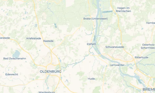 Regenradar Eckfleth: aktuelle Niederschläge in Eckfleth und Umgebung, Stand 30. Oktober 2026 um 3:25 Uhr