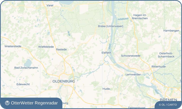 OtterWetter Regenradar-Widget Eckfleth