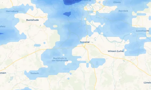Regenradar Vorschaubild - Aktuelle Niederschläge in Eddelsen und Umgebung