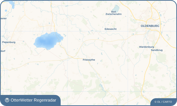 OtterWetter Regenradar-Widget Eggershausen