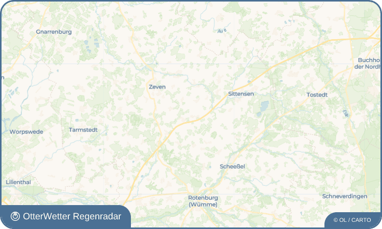OtterWetter Regenradar-Widget Ehestorf