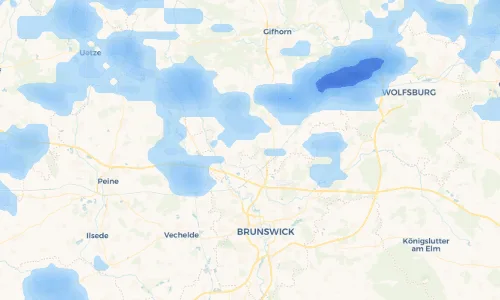 Regenradar-Vorschau: aktuelle Niederschläge in Eickhorst und Umgebung