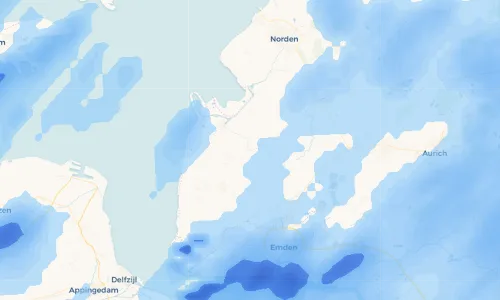 Regenradar Vorschaubild - Aktuelle Niederschläge in Eilsum und Umgebung
