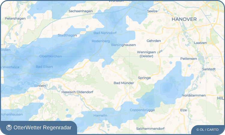 OtterWetter Regenradar-Widget Eimbeckhausen