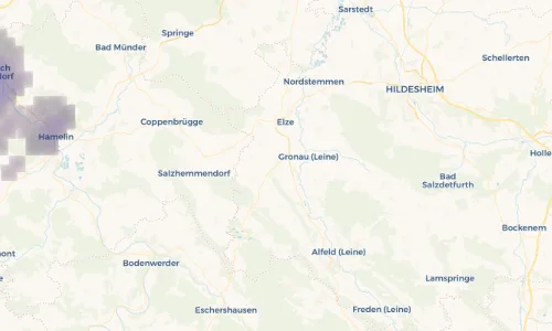 Regenradar Vorschaubild - Aktuelle Niederschläge in Eime und Umgebung