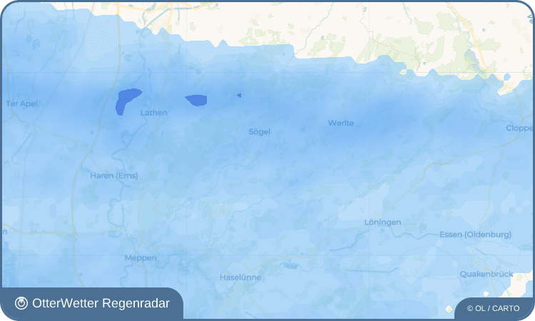 OtterWetter Regenradar-Widget Eisten