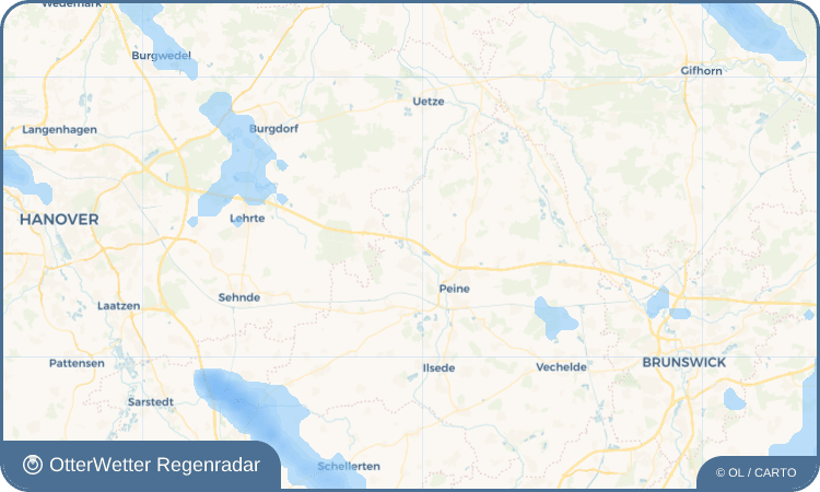 OtterWetter Regenradar-Widget Eixe