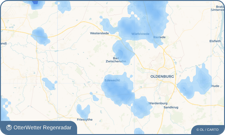 OtterWetter Regenradar-Widget Ekern