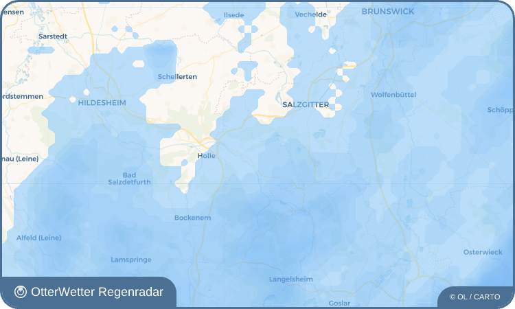 Widget-Vorschau für Elbe Wetter-Widget-Vorschau mit Vorhersagedaten für Elbe
