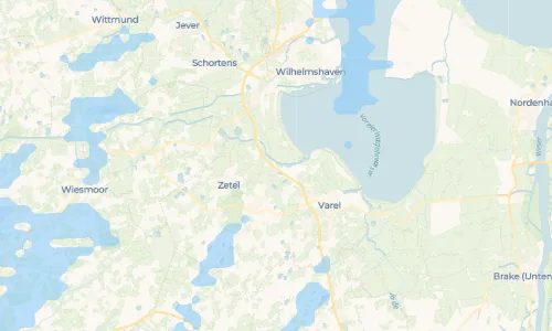 Regenradar Vorschaubild - Aktuelle Niederschläge in Ellenserdammersiel und Umgebung