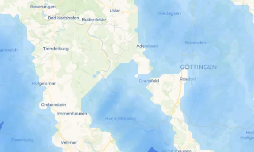 Regenradar Vorschaubild - Aktuelle Niederschläge in Ellershausen und Umgebung