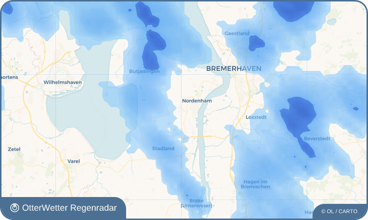 OtterWetter Regenradar-Widget Ellwürden