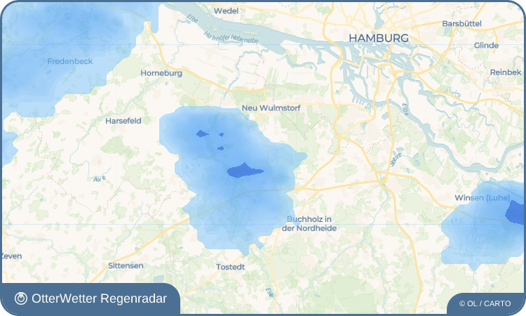 OtterWetter Regenradar-Widget Elstorf-Bachheide