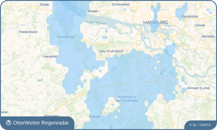 Wetter-Widget-Vorschau mit Vorhersagedaten für Elstorf