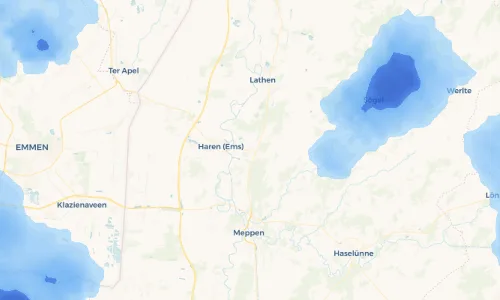 Regenradar Vorschaubild - Aktuelle Niederschläge in Emmeln und Umgebung