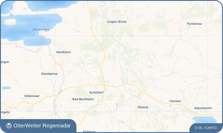 OtterWetter Regenradar-Widget Emsbüren