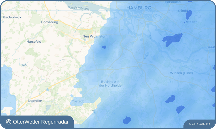 OtterWetter Regenradar-Widget Emsen