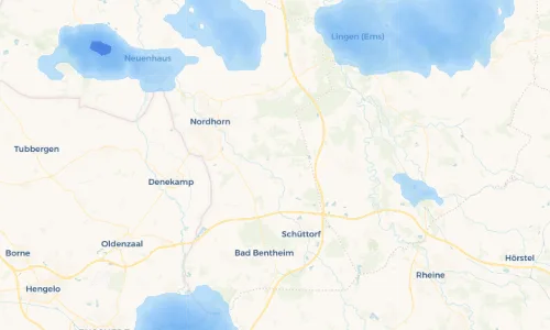 Regenradar Vorschaubild - Aktuelle Niederschläge in Engden und Umgebung