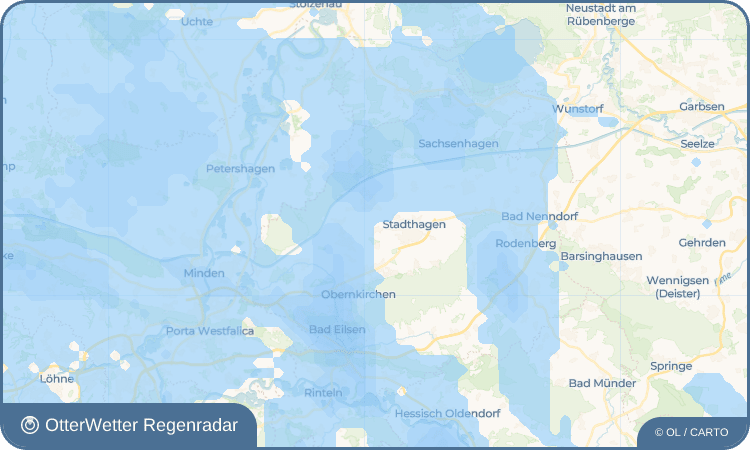 Widget-Vorschau für Enzen Wetter-Widget-Vorschau mit Vorhersagedaten für Enzen