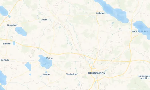 Regenradar Vorschaubild - Aktuelle Niederschläge in Ersehof und Umgebung