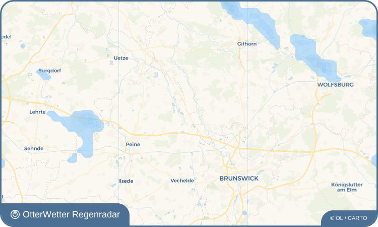 OtterWetter Regenradar-Widget Ersehof