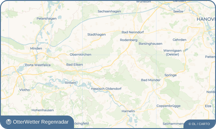 OtterWetter Regenradar-Widget Escher