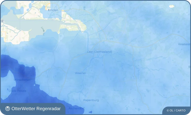 Wetter-Widget-Vorschau mit Vorhersagedaten für Esklum