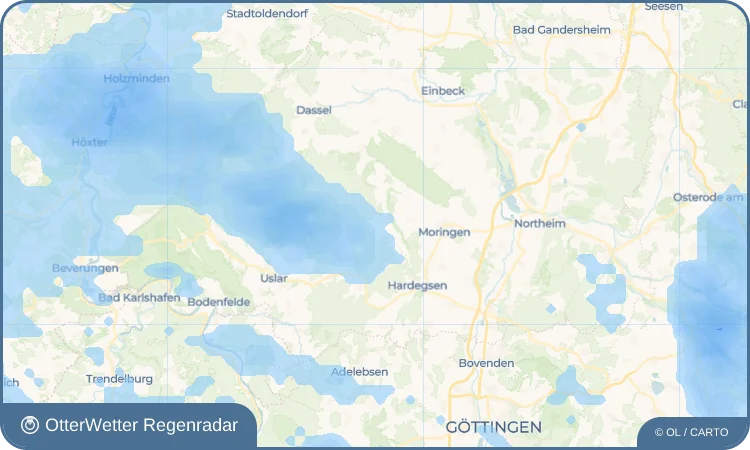 Wetter-Widget-Vorschau mit Vorhersagedaten für Espol