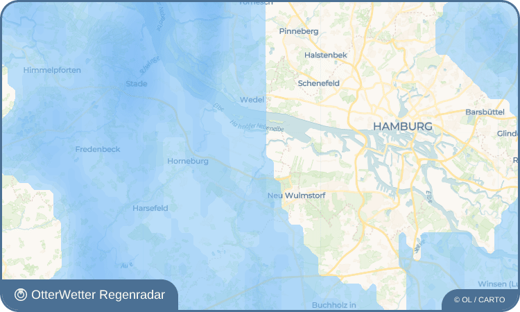 OtterWetter Regenradar-Widget Estebrügge