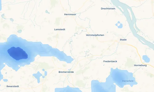 Regenradar Vorschaubild - Aktuelle Niederschläge in Estorf und Umgebung