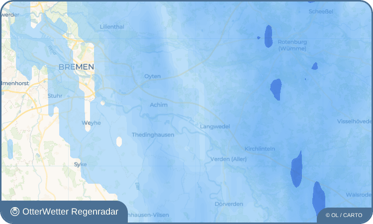 Wetter-Widget-Vorschau mit Vorhersagedaten für Etelsen