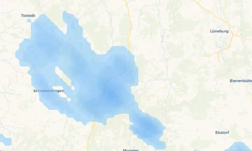 Regenradar Vorschaubild - Aktuelle Niederschläge in Evendorf und Umgebung