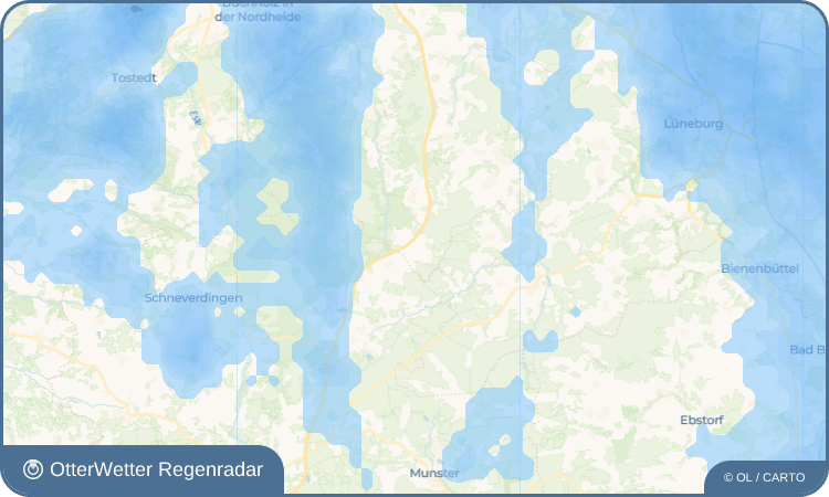 OtterWetter Regenradar-Widget Evendorf