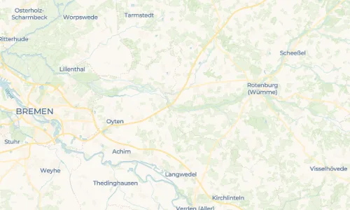 Regenradar Vorschaubild - Aktuelle Niederschläge in Everinghausen und Umgebung