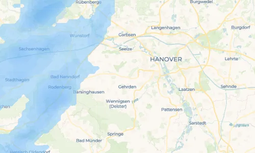 Regenradar Vorschaubild - Aktuelle Niederschläge in Everloh und Umgebung