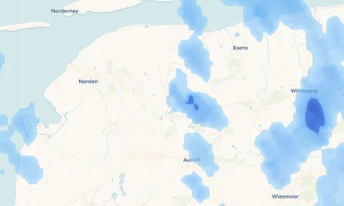 Regenradar Vorschaubild - Aktuelle Niederschläge in Eversmeer und Umgebung