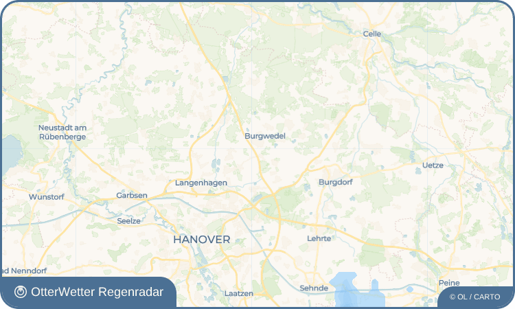 OtterWetter Regenradar-Widget Farster Bauerschaft