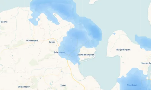 Regenradar Vorschaubild - Aktuelle Niederschläge in Fedderwarden und Umgebung