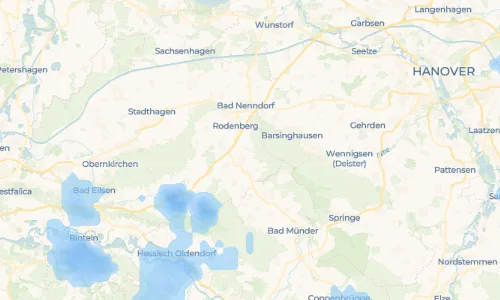 Regenradar Vorschaubild - Aktuelle Niederschläge in Feggendorf und Umgebung