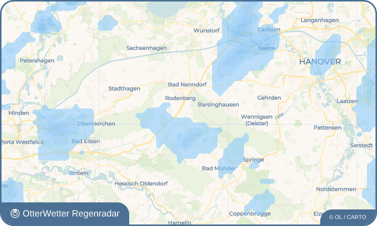 OtterWetter Regenradar-Widget Feggendorf