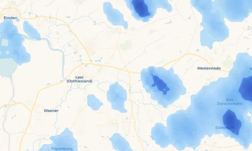 Regenradar Vorschaubild - Aktuelle Niederschläge in Filsum und Umgebung