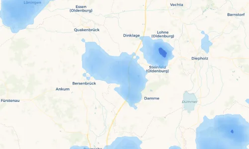 Regenradar Vorschaubild - Aktuelle Niederschläge in Fladderlohausen und Umgebung