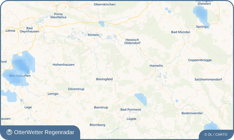 OtterWetter Regenradar-Widget Flakenholz