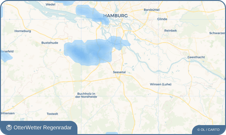 OtterWetter Regenradar-Widget Fleestedt