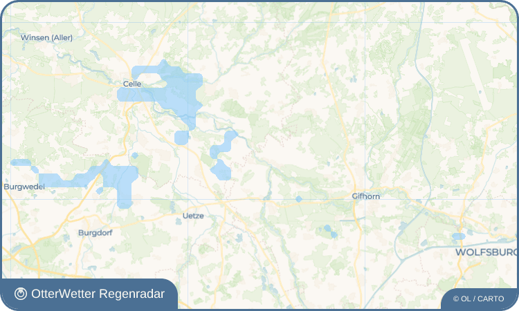 OtterWetter Regenradar-Widget Flettmar Bahnhof
