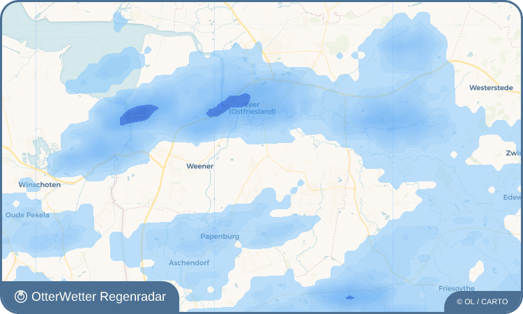 OtterWetter Regenradar-Widget Folmhusen
