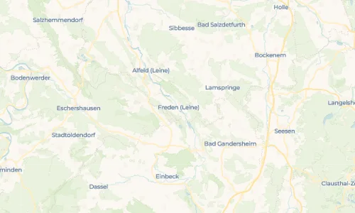 Regenradar Vorschaubild - Aktuelle Niederschläge in Freden (Leine) und Umgebung