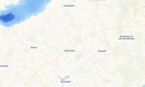 Regenradar Vorschaubild - Aktuelle Niederschläge in Freetz und Umgebung